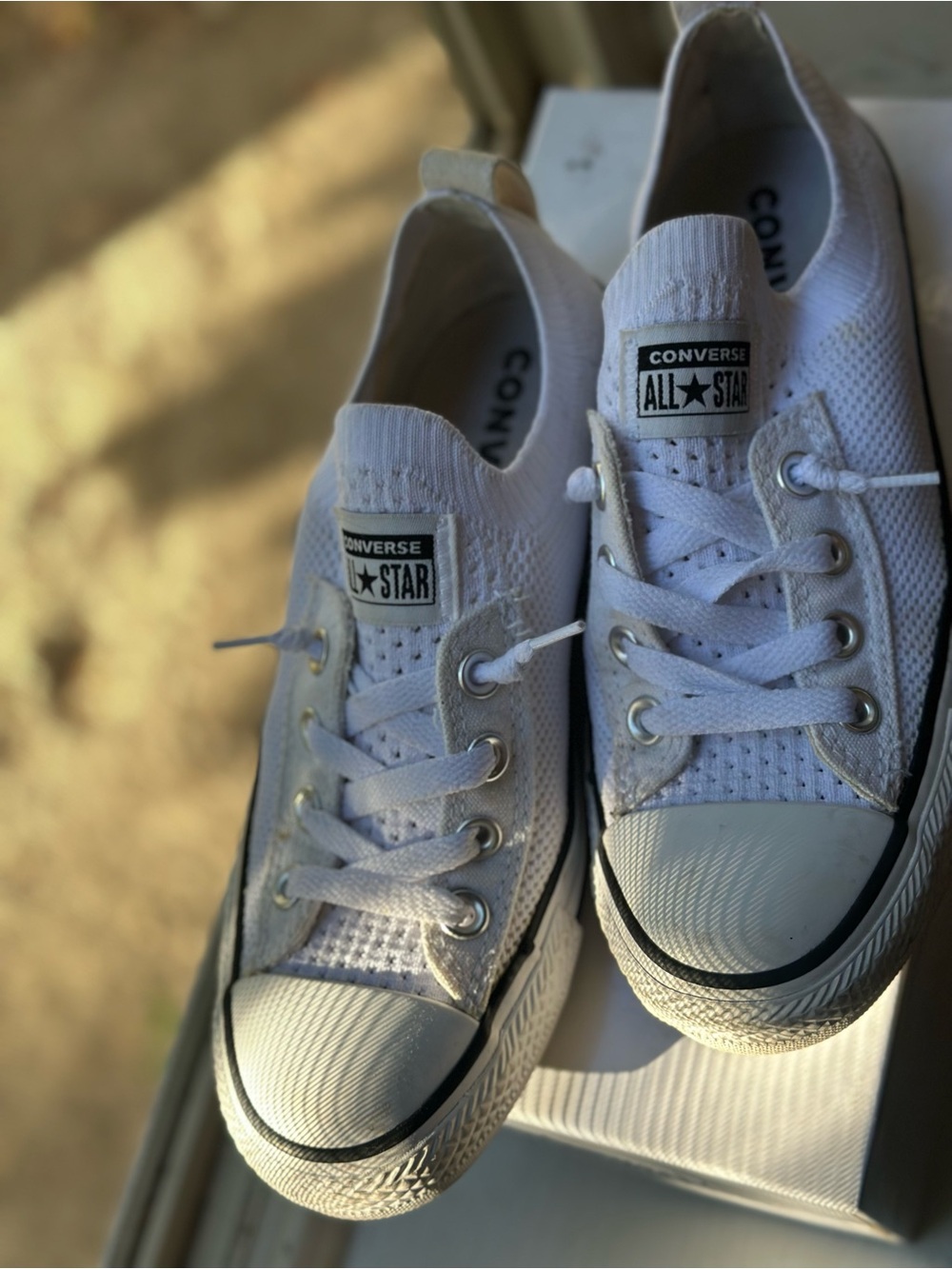 Converse women’s White Low Top All Star Sneakers